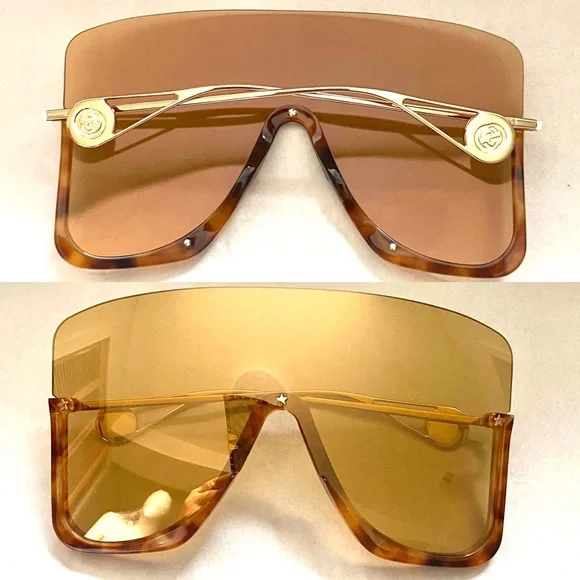 Gucci Oversize mask sunglasses